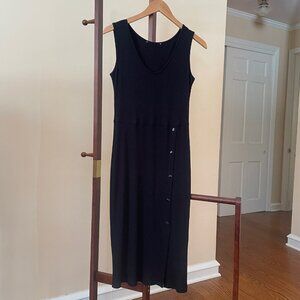 Amour Vert Dress | Black Ribbed | Size L